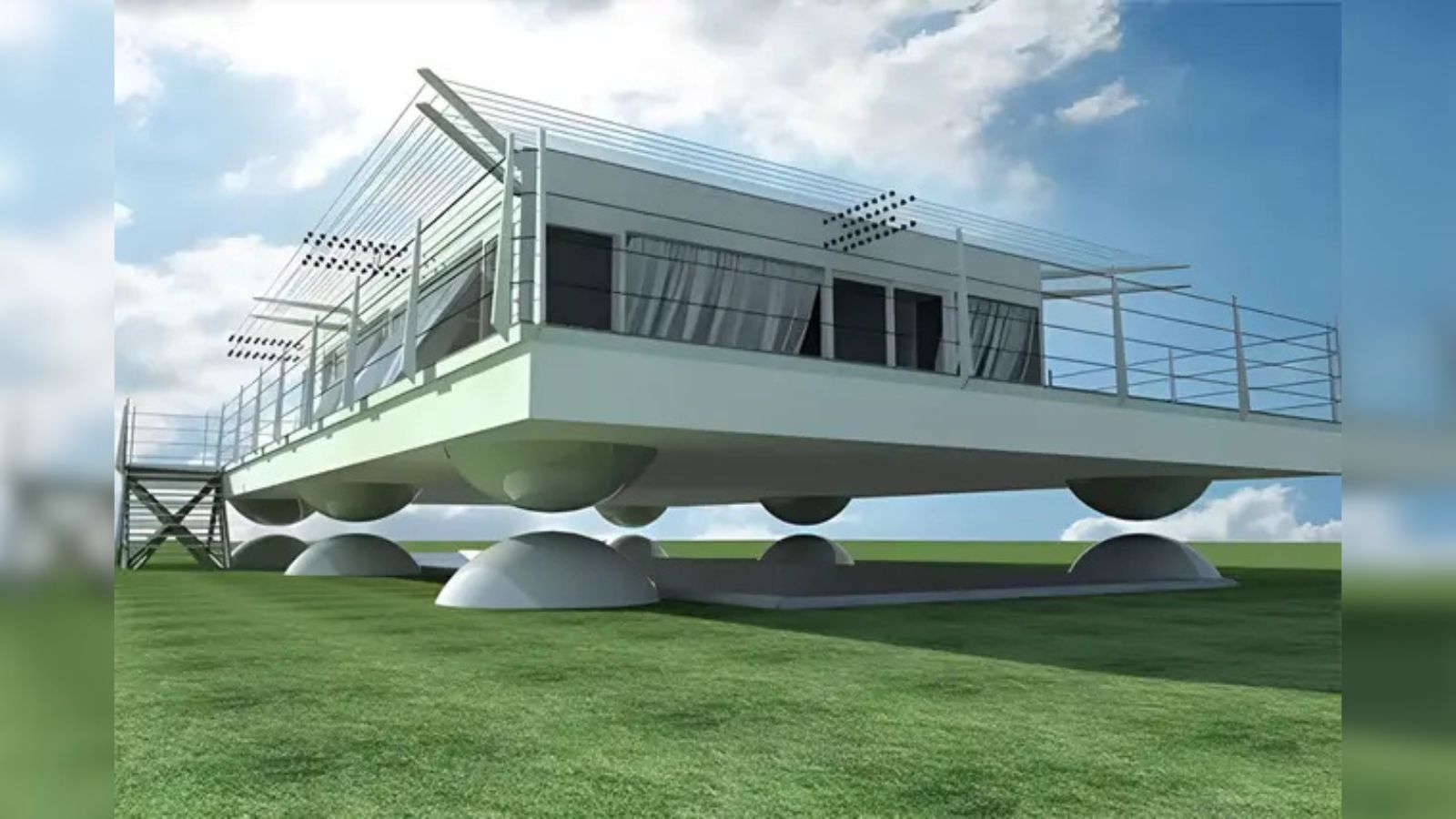 Casas que flutuam para escapar de terremotos viram aposta real no Japão contioutra.com - Casas que flutuam para escapar de terremotos viram aposta real no Japão