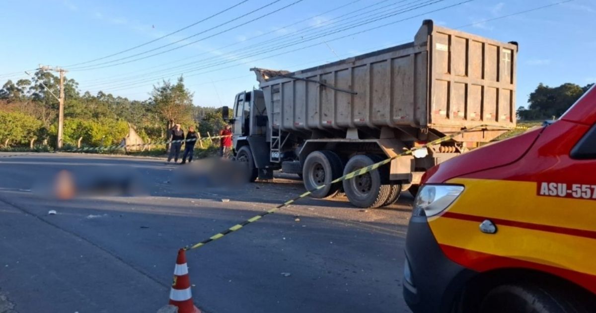 Foto de grave acidenthe em sangão