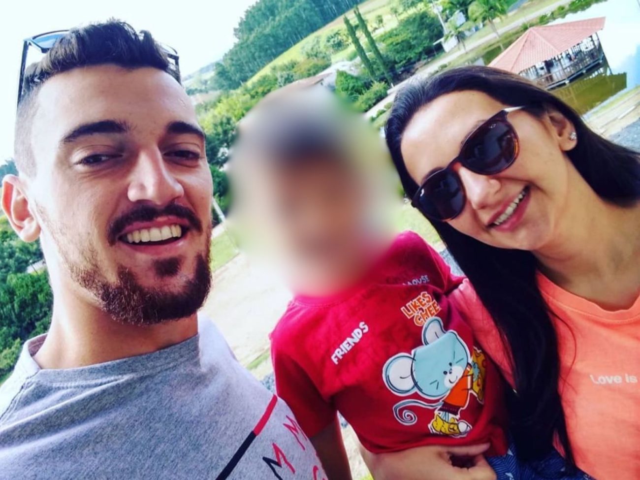 Kainan Carvalho, motorista do veículo e marido de Gabriela, segue internado após acidente na BR-470 em SC