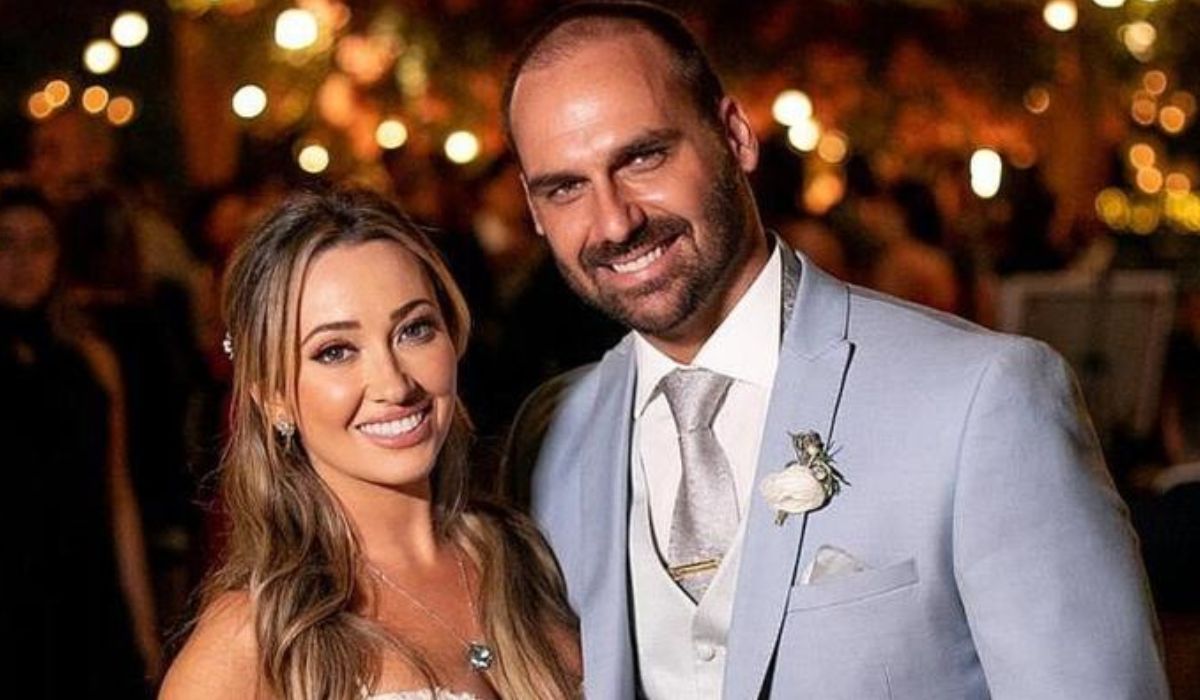 Mulher de Eduardo Bolsonaro, Heloísa Bolsonaro, tem contas bloqueadas pelo STF – Foto: Reprodução/ND