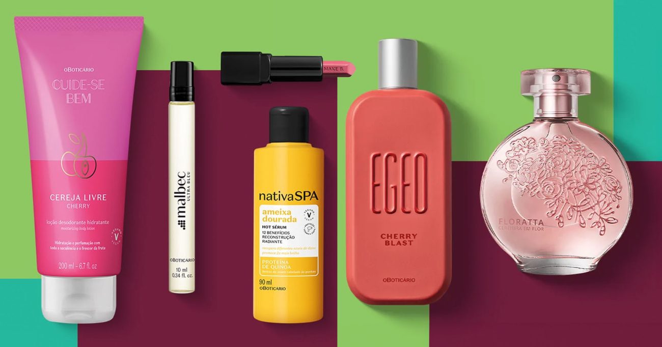 Produtos que estão saindo de linha do O Boticário