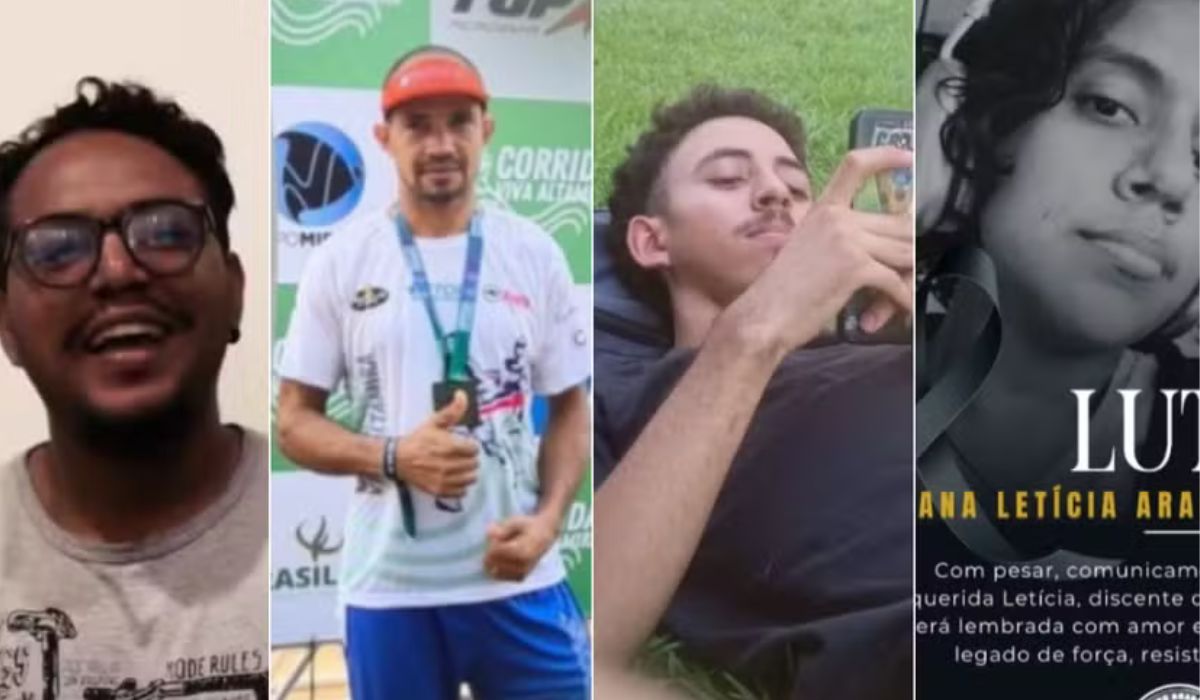 Welfesom Campos Alves; Ademilsom Militão; Leandro Souza Dias; E Ana Letícia Araújo Cordeiro - Foto: Reprodução/Nd