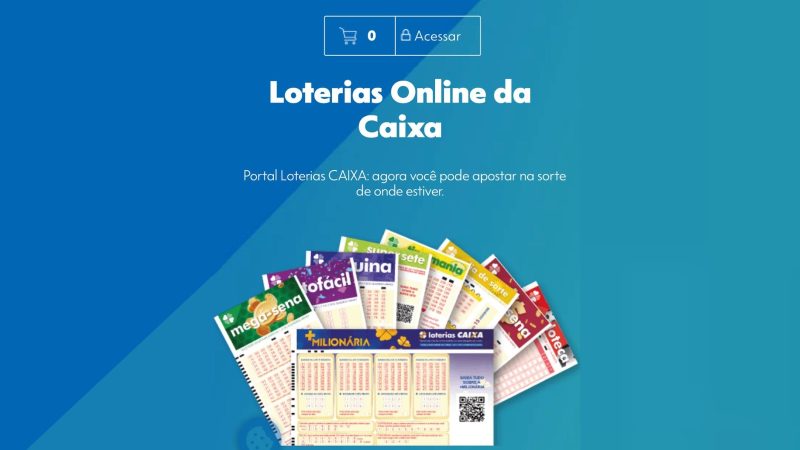 É possível apostar na Mega-Sena pelo site oficial da Caixa - Caixa/ND