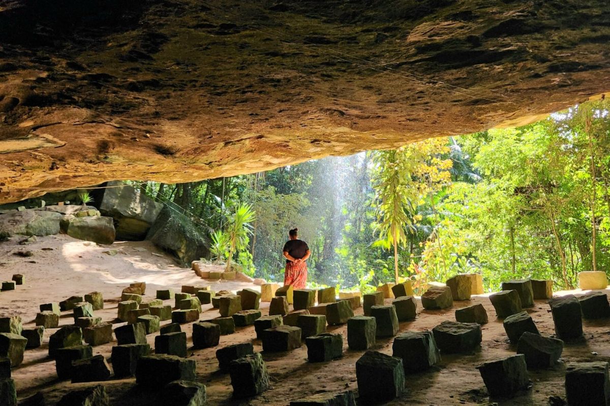 Conheça a gruta que nasceu de um cemitério indígena no Alto Vale de SC &#8211; Foto: Mariana Reinach/ND