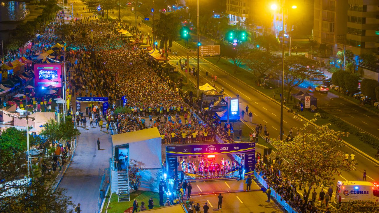 Largada da meia maratona na Beira-Mar Norte – Foto: G2 Filmes/Divulgação/ND