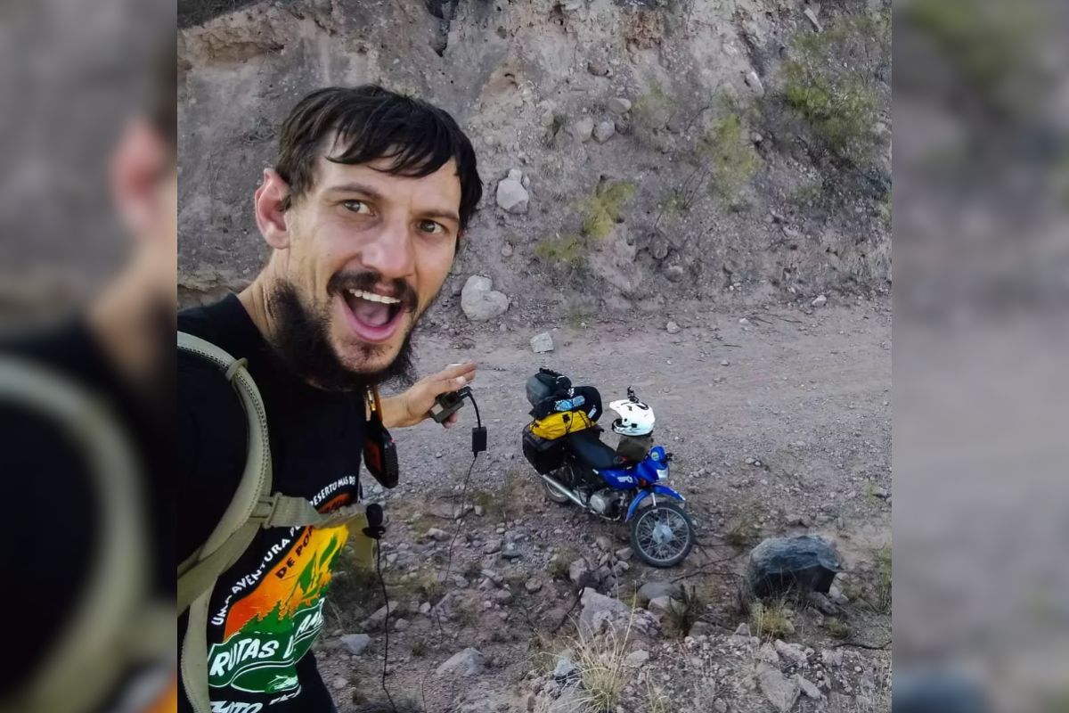 Depois de dar volta ao mundo com Pop 100, motociclista de SC morre em acidente no Chile – Foto: Arquivo Pessoal/ND