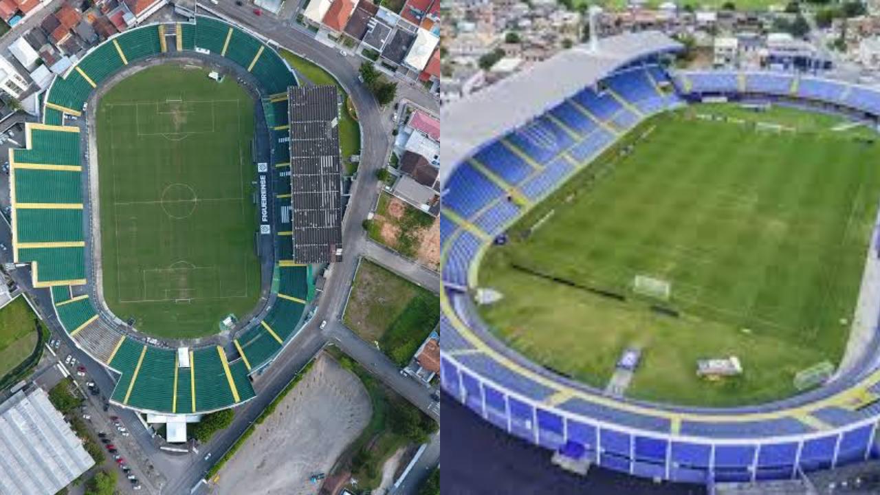 Estadio Orlando Scarpelli e Estádio da RessacadaFoto: Acervo FFC/Divulgação/ND Mais