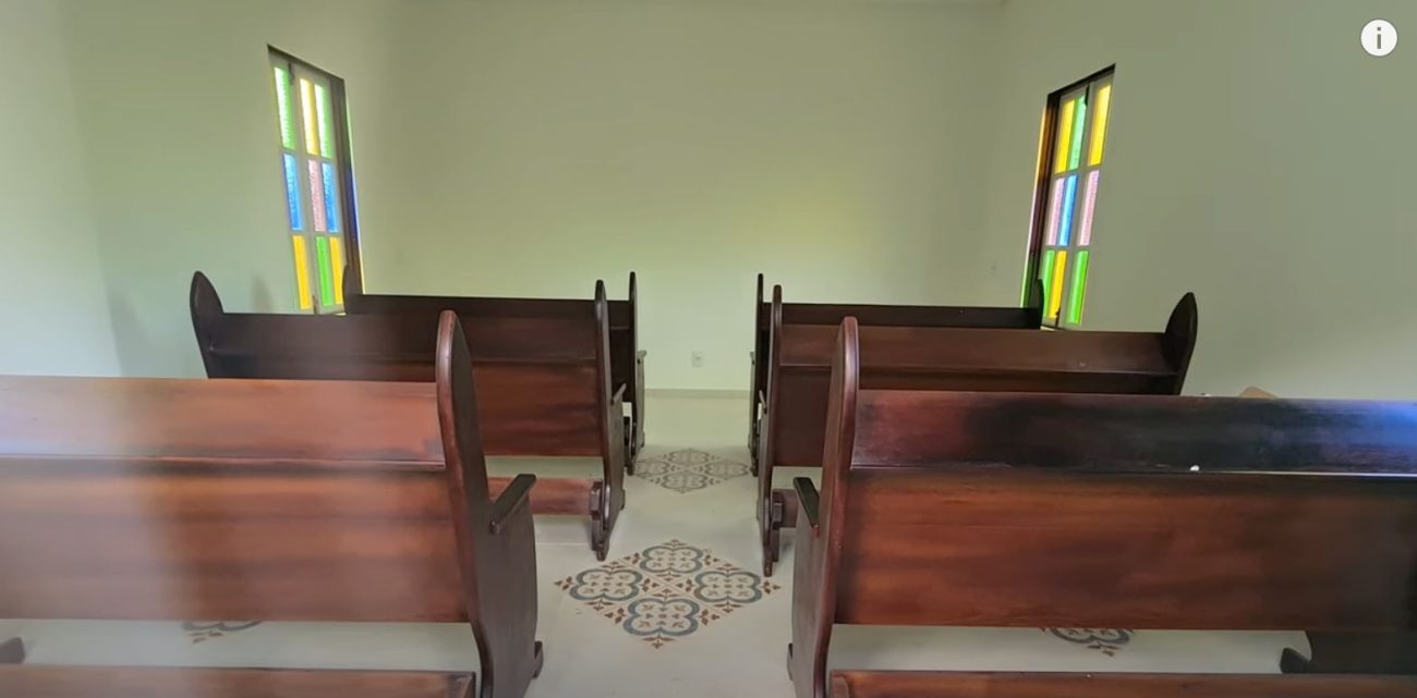 Conheça a capela Santa Ana. Igreja encantada de SC que parece ter saído de um conto alemão. - Nilo Luiz/ND