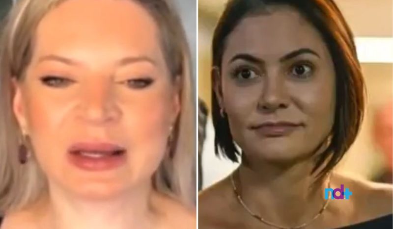 Joice Hasselmann critica intelectualidade de Michelle Bolsonaro em entrevista - Reprodução/ND