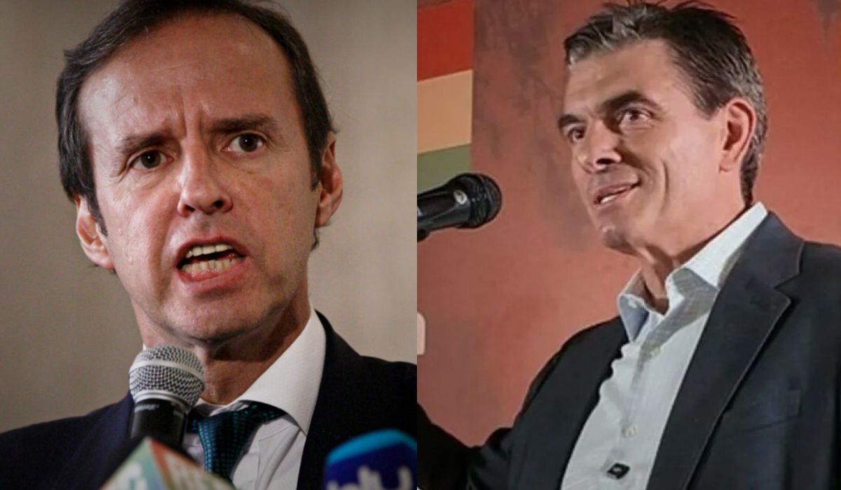 Segundo o TSE boliviano, com 98% das urnas apuradas, Paz (à dir.) registrava 54% dos votos, contra 45% do ex-presidente conservador Jorge “Tuto” QuirogaFoto: X/reprodução/ND