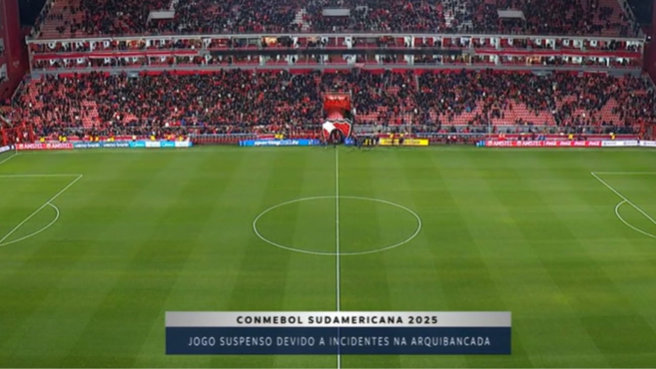 Jogo entre Independiente e Universidad de Chile foi cancelado – Foto: ESPN/ND