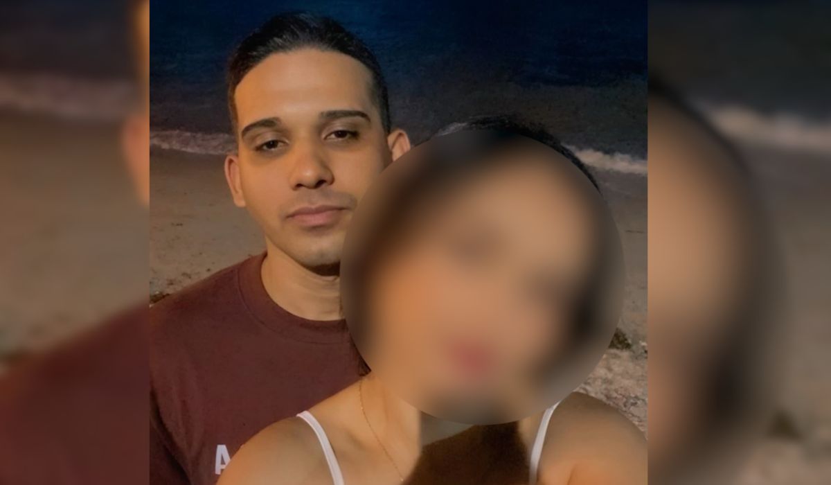 Rrichard da Rosa Rodrigues, de 23 anos, e a mãe da criança morta em Florianópolis – Foto: Felipe Sayão/NDTV