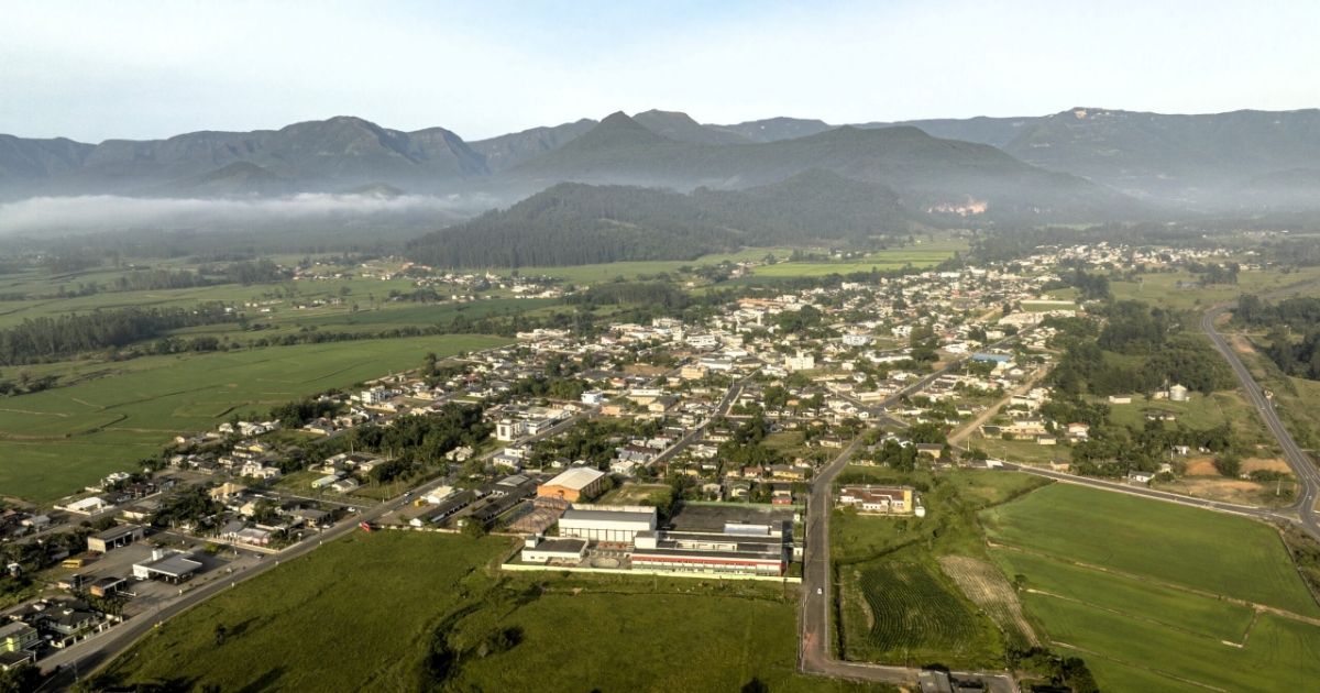 Timbé do sul, cidade em que foi registrado o acidentde de trabalho