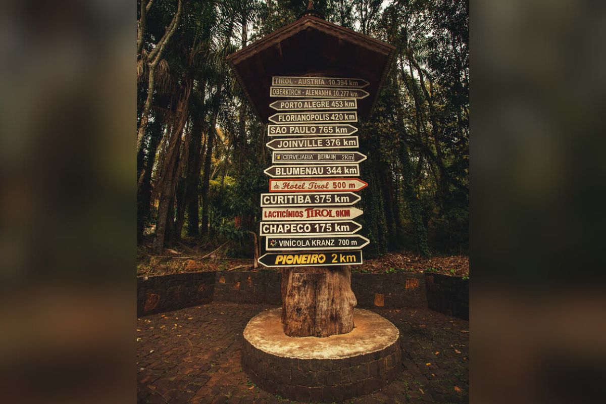 Treze Tílias fica no Meio-Oeste de Santa Catarina e é conhecida como a Áustria Brasileira. - Portal do Turismo de Santa Catarina/ND
