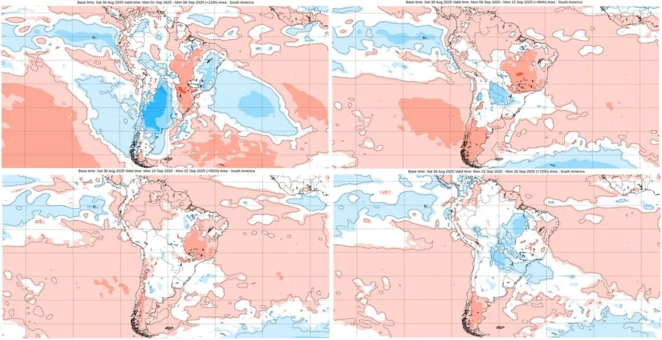 Temperaturas devem ficar acima da média histórica no sul do Brasil – Foto: Divulgação/MetSul/ND