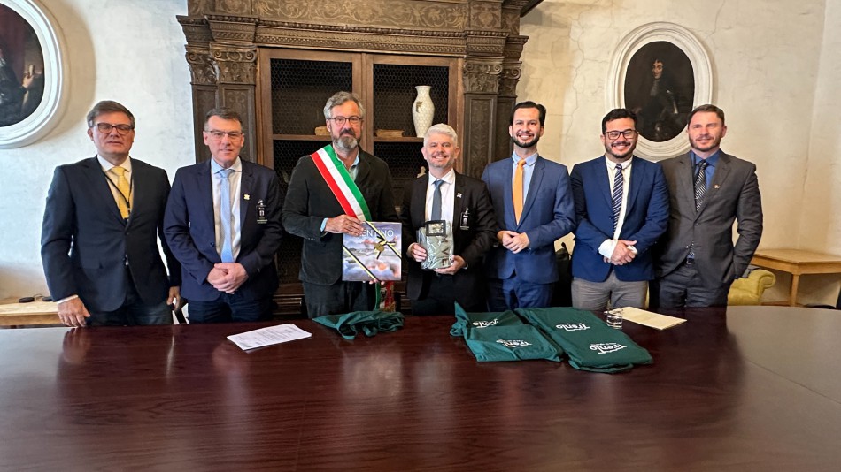 Blumenau pode se tornar primeira cidade brasileira a firmar irmandade com Trento, na ItáliaFoto: Divulgação/ND