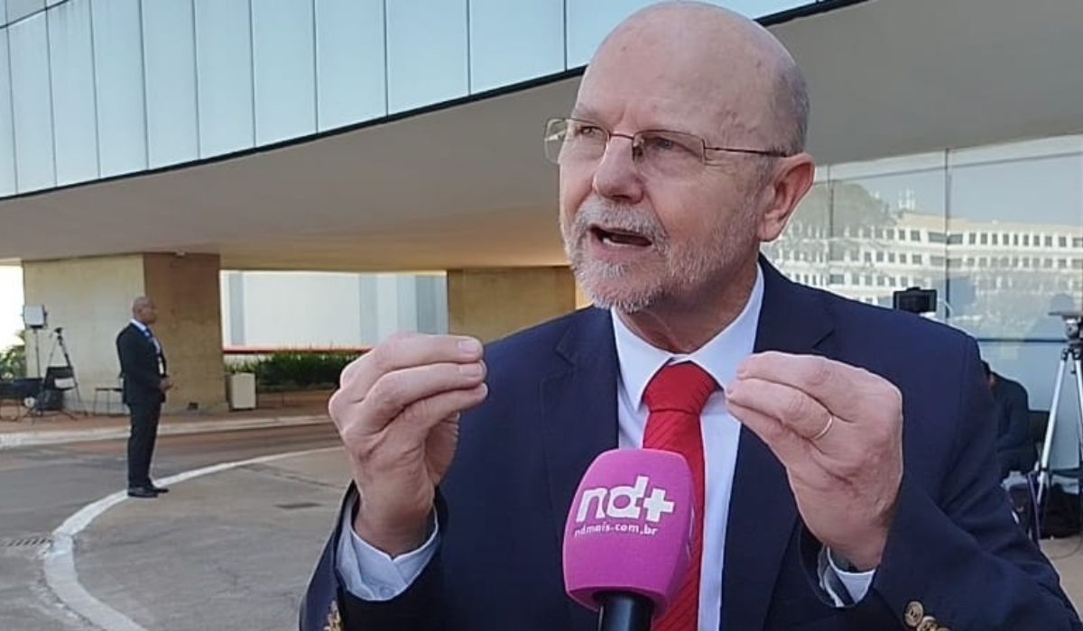 Bohn Gass afirma que a PEC da Segurança, elaborada pelo ministro Ricardo Lewandowski, é essencial para organizar o combate ao crime organizadoFoto: Arthur Ribeiro/Especial ND Mais