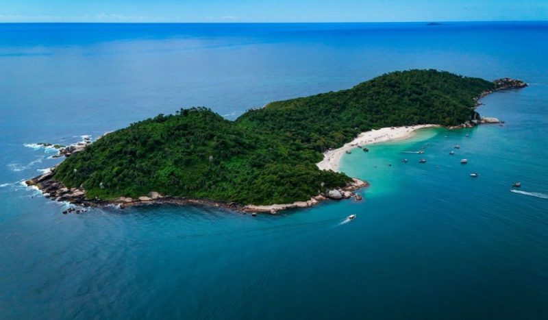 Ilha do Campeche, em Florianópolis - Reprodução/Allan Carvalho/PMF/ND