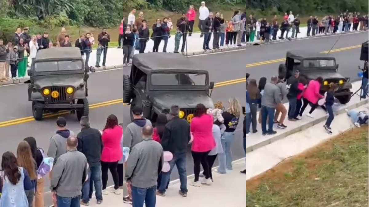 Veículo militar atropela moradores em desfile cívico em Brusque