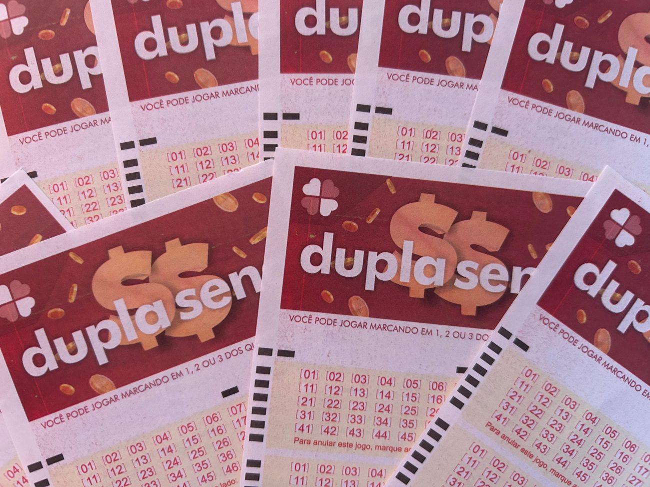 volantes da dupla-sena