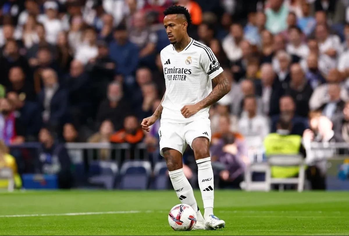 Brasileiro Éder Militão é peça fundamental no esquema defensivo do Real Madrid - Divulgação