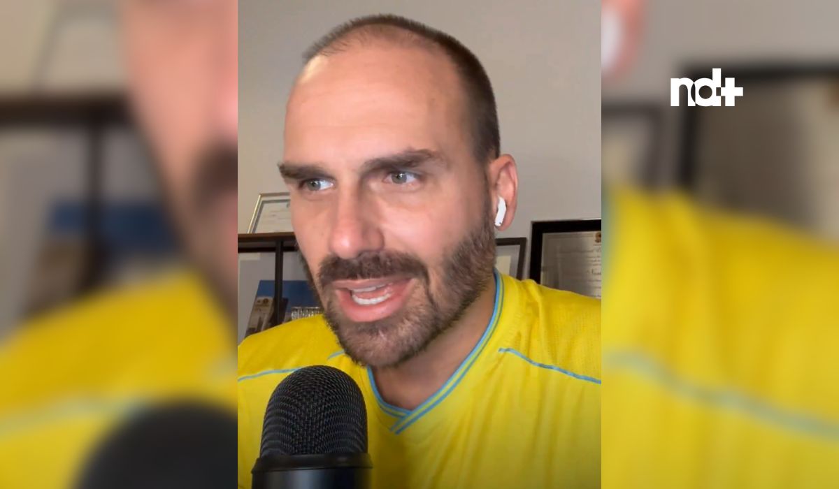 Eduardo Bolsonaro ameaça família de Moraes com novas sanções