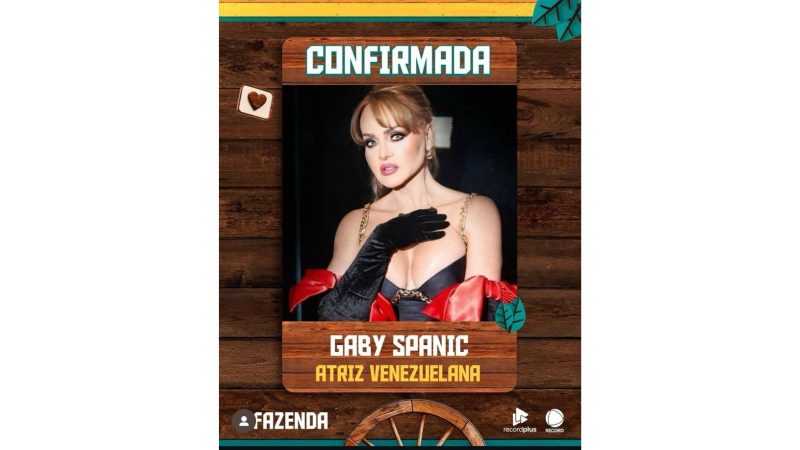 Gaby Spanic. - Reprodução/RECORD