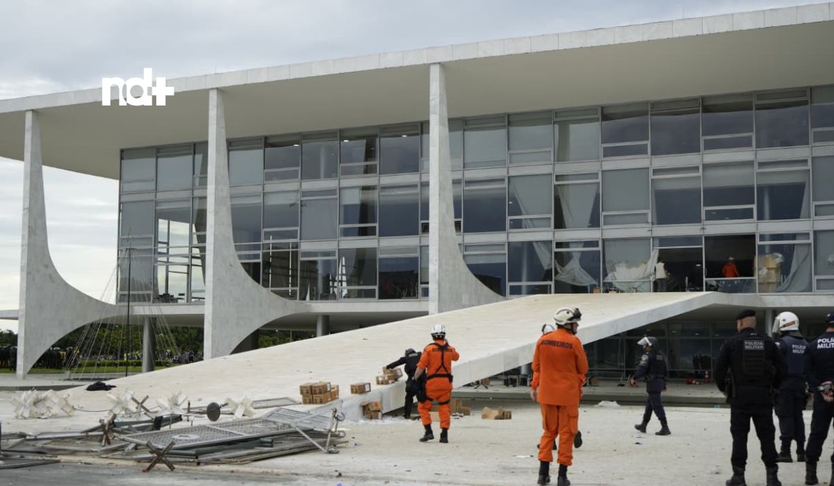 Imagens dos atos de 8 de janeiro - Luiz Rodrigues/NDTV