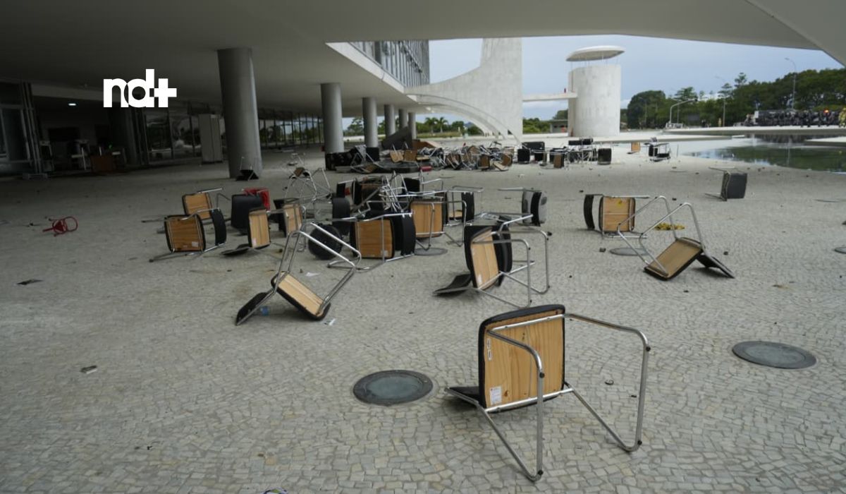 Imagens dos atos de 8 de janeiro - Luiz Rodrigues/NDTV