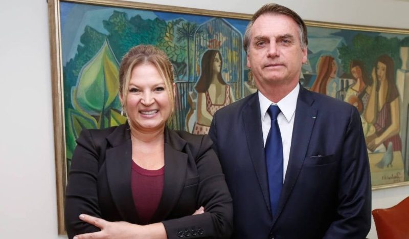 Joice Hasselmann e Jair Bolsonaro - Marcos Corrêa/PR