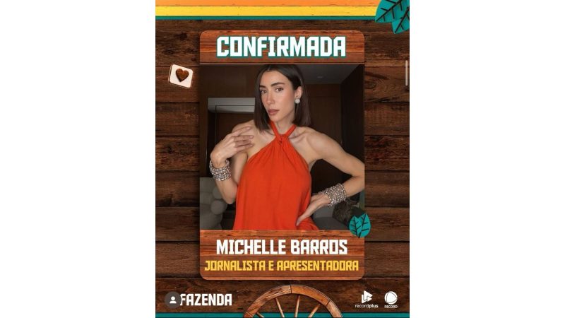 Michelle Barros - Reprodução/RECORD