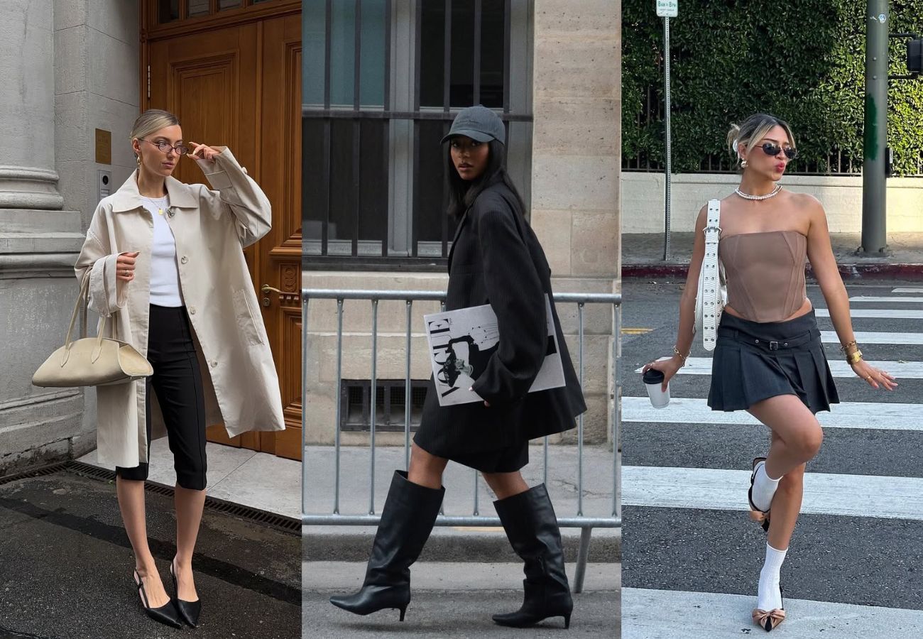 jovens usando sapatos kitten heel, um salto menos e mais confortável 