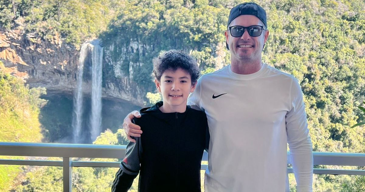Pai e filho estrangeiros desaparecidos em Balneário Camboriú: Mark e Duncan – Foto: Reprodução