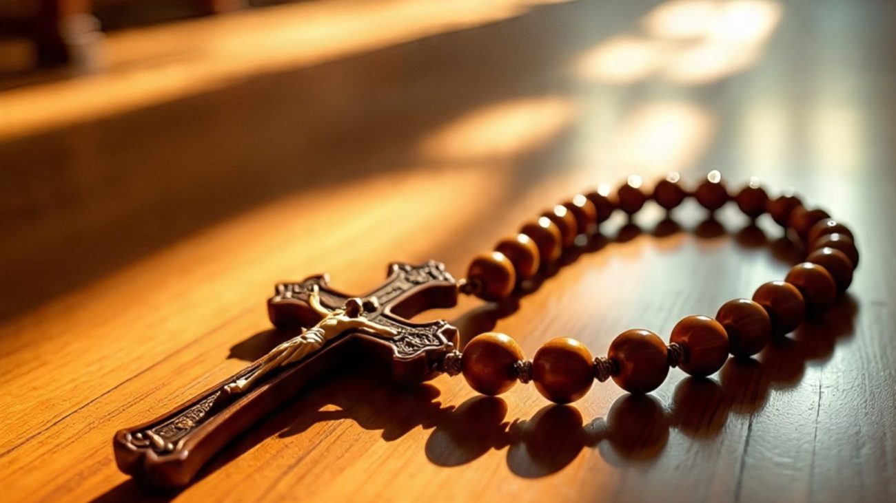 Imagem mostra um ter&ccedil;o de ora&ccedil;&atilde;o.