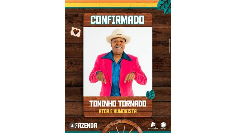 Toninho Tornado - Reprodução/RECORD