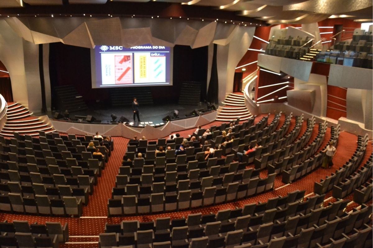 Teatro do MSC - Divulgação/MSC Preziosa/ND