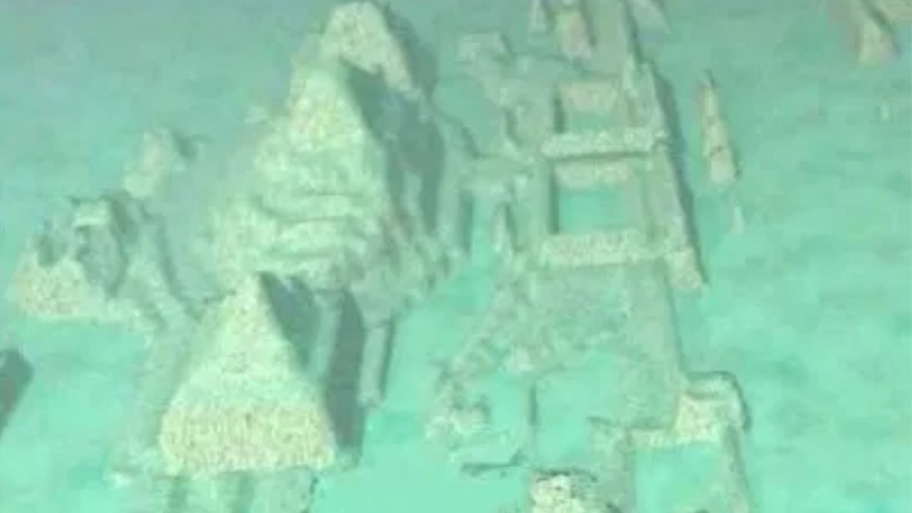 Única imagem feita da cidade submersa em Cuba