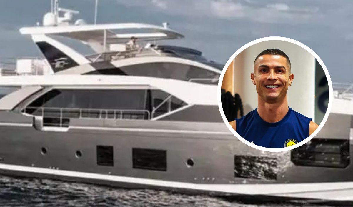 O luxuoso Azimut Grande 27 Metri, iate de Cristiano Ronaldo, impressiona com design italiano, cinco suítes e tecnologia de ponta — uma verdadeira mansão flutuante construída em Itajaí (SC).Foto: Instagram/Reprodução/ND Mais
