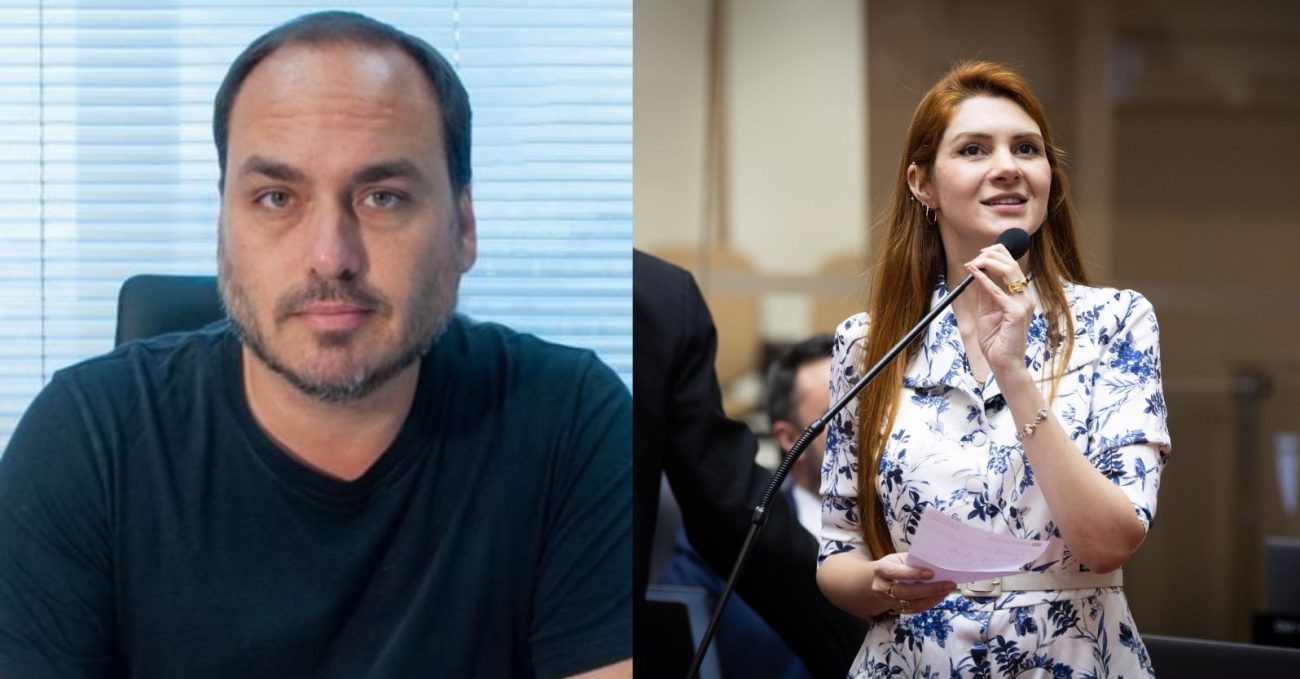 Eduardo Bolsonaro mira Amin e defende Carlos pelo Senado em SC
