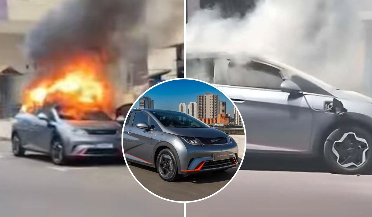 BYD Dolphin: dono faz ‘gambiarra’ e provoca 1º incêndio do carro elétrico  no Brasil