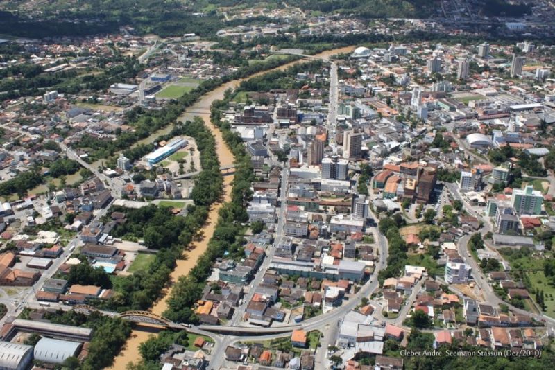Rio do Sul, é considerada a capital do Alto Vale - Divulgação/Prefeitura de Rio do Sul/ND