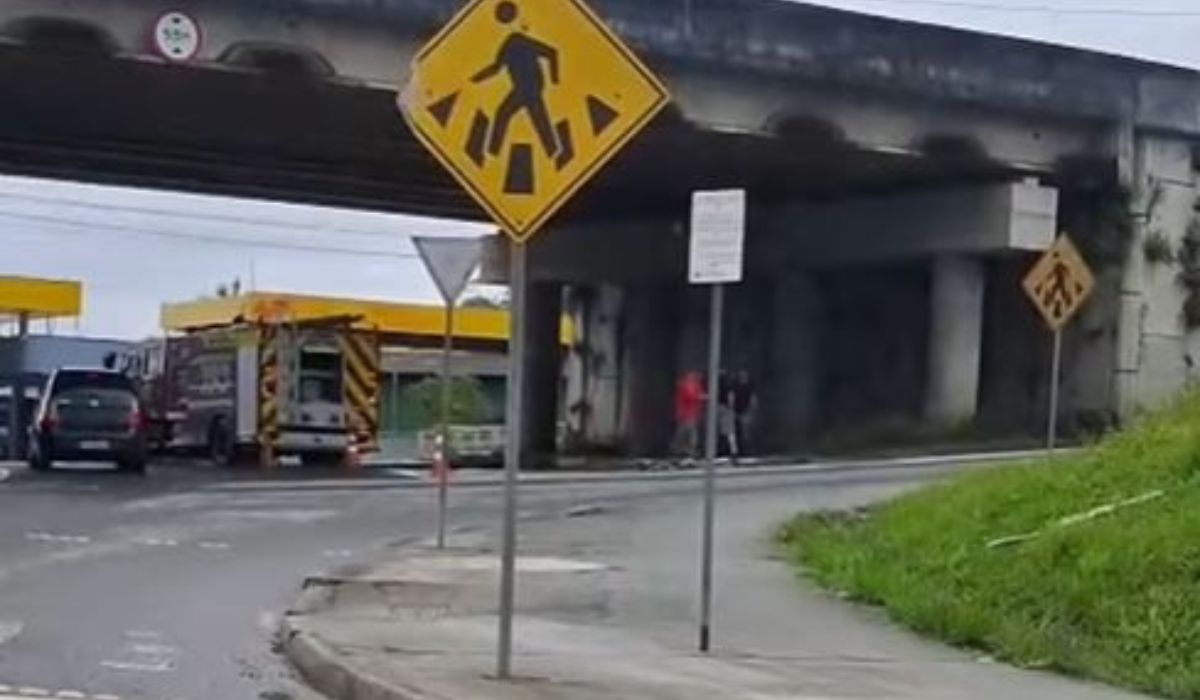Região da Avenida Santos Dumont, zona leste de Joinville, próximo a área de mata onde o corpo foi localizado.Foto: Reprodução/Redes Sociais/ND