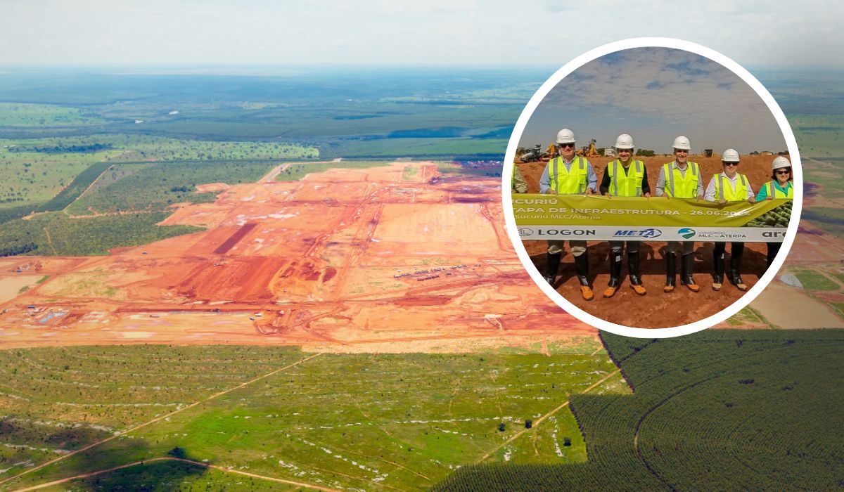 Megafábrica de R$ 25 bilhões ficará a 50 km do centro de Inocência e ao lado do Rio SucuriúFoto: Arauco/Reprodução/ND