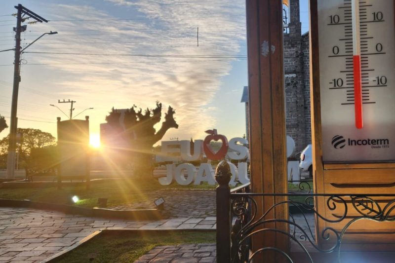 São Joaquim amanheceu com temperaturas negativas. - Wagner Urbano/ND