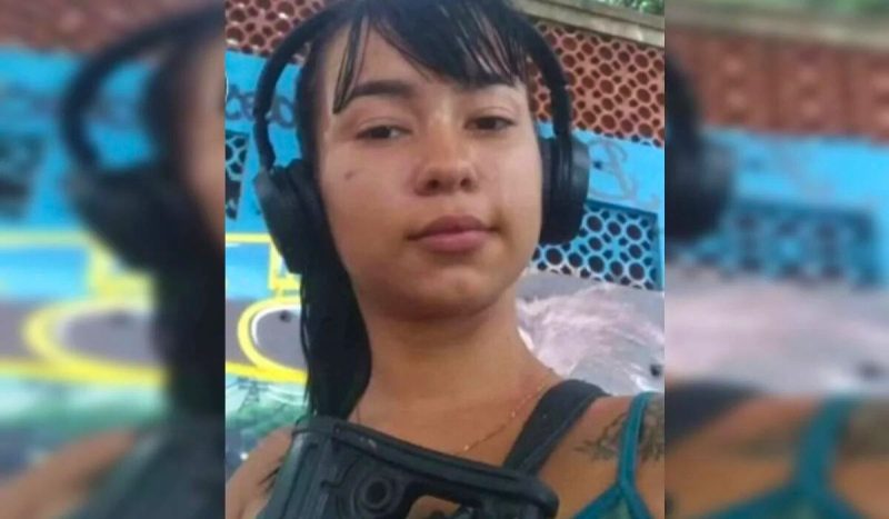 Japinha do CV, traficante morta durante a Operação Contenção - Reprodução/ND Mais