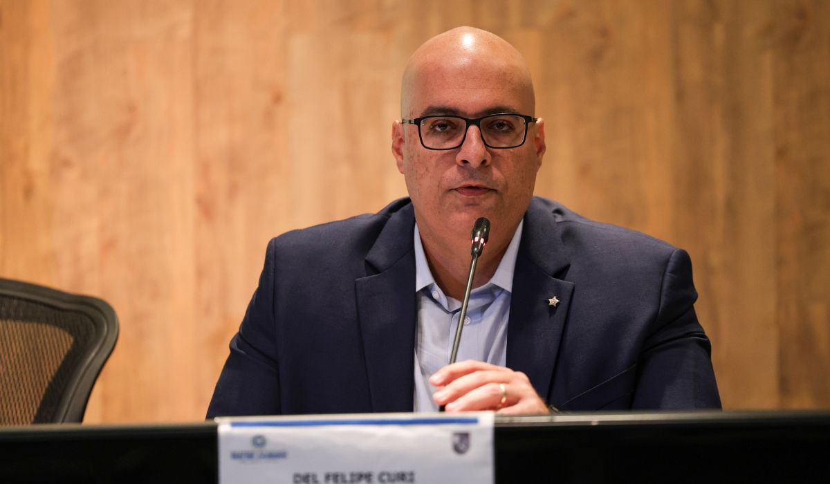 Em entrevista coletiva, o secretário de Estado de Polícia Civil, Del. Felipe Curi, falou sobre o número de mortos em megaoperação no Rio.Foto: Tomaz Silva/Agência Brasil/ND Mais