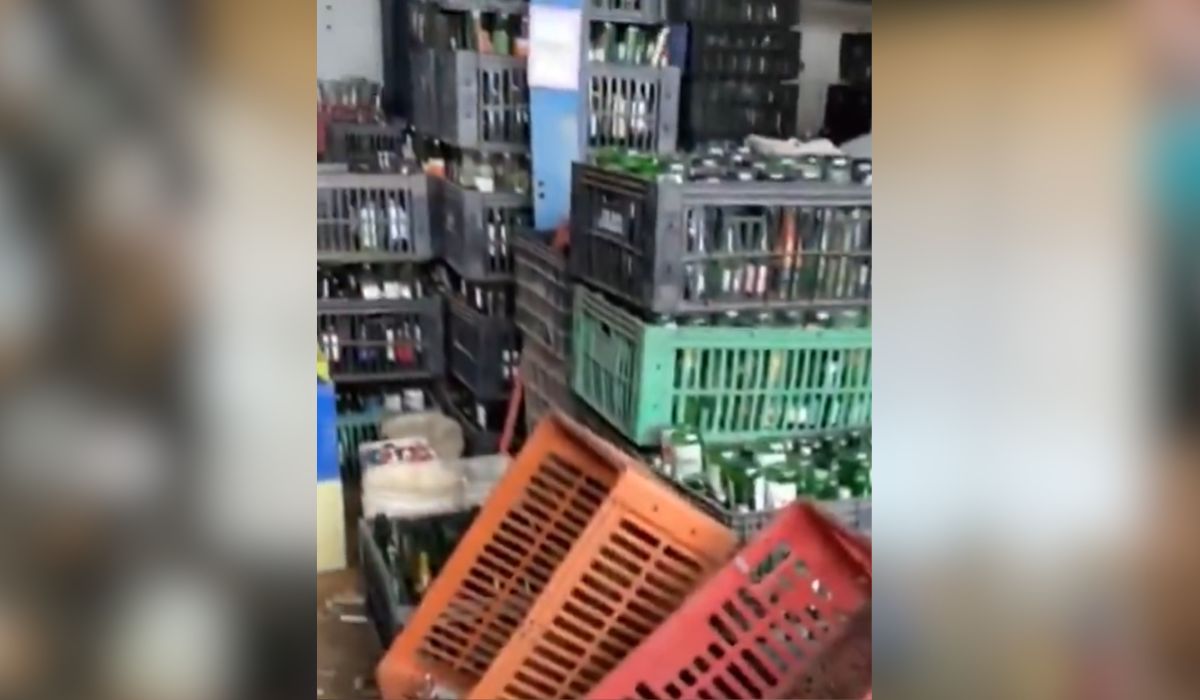 Operação apreendeu na quinta-feira (2) um depósito clandestino com 20 mil garrafas em SPFoto: Reprodução ND Mais/Redes Sociais