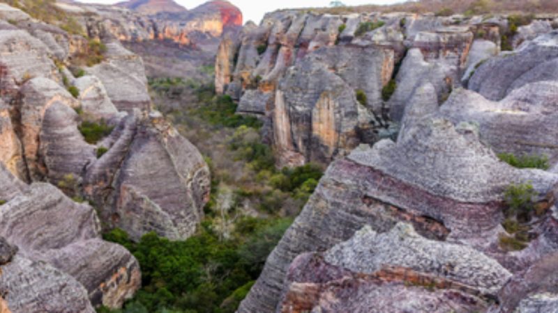 O parque é cheio das belezas naturais da Caatinga, bioma predominante da região, com seus cânions e cactos, além da joia arqueológica presente no parque que dá indícios de como os humanos chegaram às Américas - Chico Rasta/MTur/ND