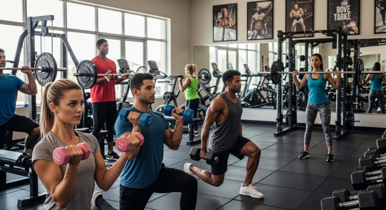 Avanço lateral com halteres é uma alternativa Foto: Made with Google AI/ND