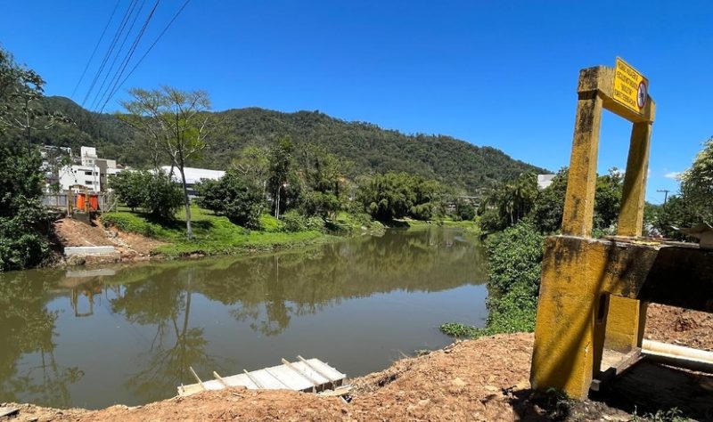 A ponte Emílio Meier é uma das que estão passando pelo processo de restauração - Divulgação/Prefeitura de Jaraguá do Sul/ND Mais